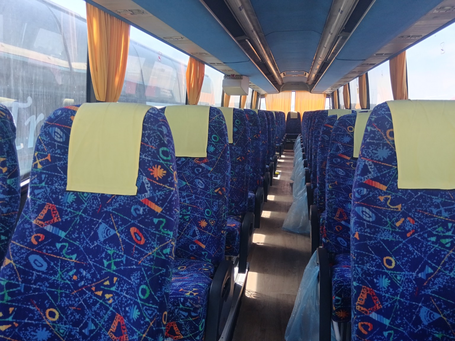Enterijer turističkog autobusa